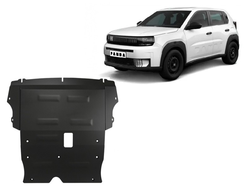 Plieninė variklio apsauga Fiat Grande Panda (2025-2026)