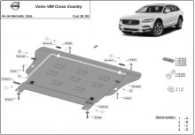 Plieninė variklio apsauga Volvo V90 Cross Country (2016-2026)