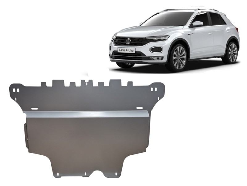 Aliumininė variklio apsauga Volkswagen T-Roc (2017-2026)