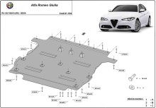 Plieninė variklio apsauga Alfa Romeo Giulia (2015-2026)
