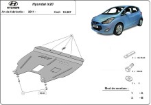 Plieninė variklio apsauga Hyundai ix20 (2011-2019)