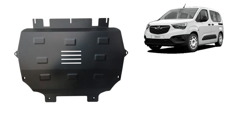 Plieninė variklio apsauga Opel Combo (2018-2026)