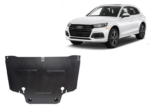 Plieninė pavarų dėžės apsauga Audi Q5 (2017-2025) Plieninė pavarų dėžės apsauga Audi Q5 (2017-2025)