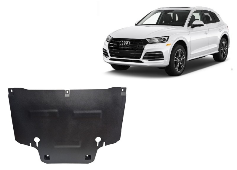 Plieninė pavarų dėžės apsauga Audi Q5 (2017-2025)