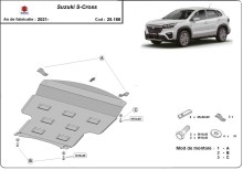 Plieninė variklio apsauga Suzuki S-Cross (2021-2023)