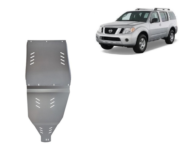Stalowa Osłona skrzyni biegów Nissan Pathfinder - Aluminium (2005-2015)