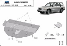 Plieninė variklio apsauga Subaru Forester 1 (1997-2002)
