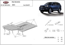Plieninė pavarų dėžės ir reduktoriaus apsauga Kia Sorento (2006-2009)