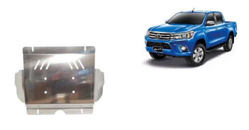 Aliumininė variklio apsauga Toyota Hilux Revo (2016-2026)