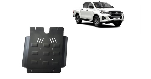 Plieninė pavarų dėžės apsauga Toyota Hilux Invincible (2021-2026) Plieninė pavarų dėžės apsauga Toyota Hilux Invincible (2021-2026)