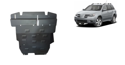 Plieninė variklio apsauga Mitsubishi Outlander (2002-2006)