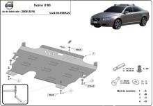 Aliumininė variklio apsauga Volvo S80 (2006-2016)