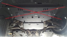 Plieninė mechaninės pavarų dėžės apsauga Audi A4 B7 (2005-2008)