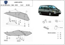Plieninė variklio apsauga Lancia Zeta (1995-2003)