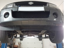 Plieninė pavarų dėžės ir reduktoriaus apsauga Suzuki Grand Vitara 2 (2005-2019)