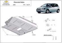 Plieninė variklio apsauga Chevrolet Kalos (2008-2011)
