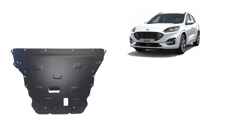 Plieninė variklio apsauga Ford Kuga (2019-2026)