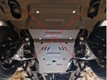 Plieninė pavarų dėžės apsauga Evo Cross 4 (2018-2026)