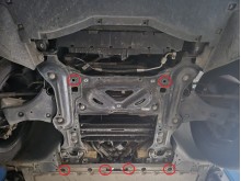 Aliumininė variklio apsauga Volkswagen ID.4 (2021-2026)