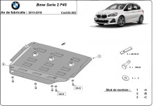 Plieninė variklio apsauga BMW 2 serija F45 (2013-2018)