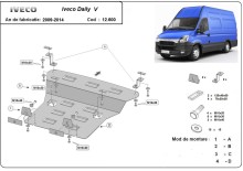 Plieninė variklio apsauga Iveco Daily 5 (2009-2014)