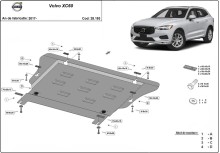 Plieninė variklio apsauga Volvo XC60 (2017-2026)