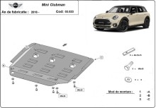 Plieninė variklio apsauga Mini Clubman (2016-2024)