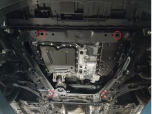 Aliumininė variklio apsauga Nissan X-Trail T32 (2014-2021)