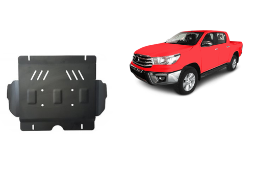 Plieninė variklio apsauga Toyota Hilux Revo (2016-2026)