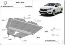 Plieninė variklio apsauga Dacia Logan (2021-2026)
