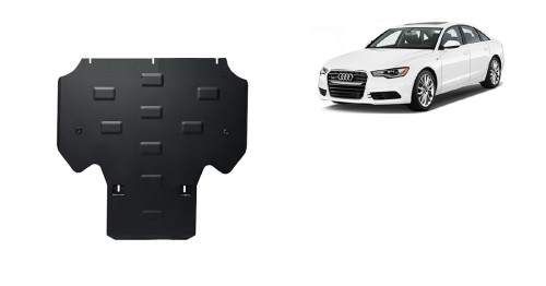 Plieninė pavarų dėžės apsauga Audi A6 (2011-2018) Plieninė pavarų dėžės apsauga Audi A6 (2011-2018)