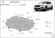 Plieninė variklio apsauga Opel Grandland X (2017-2026)