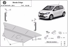 Plieninė variklio apsauga Skoda Citigo (2011-2020)