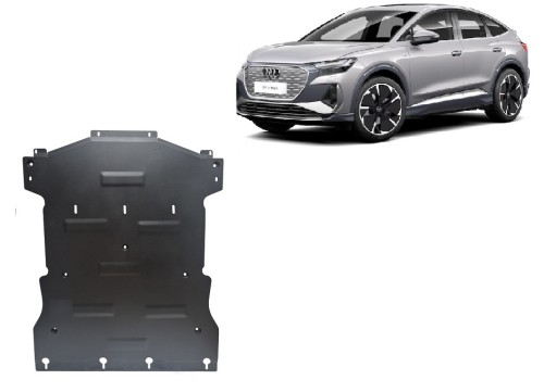 Plieninė variklio apsauga Audi Q4 e-tron (2022-2026)