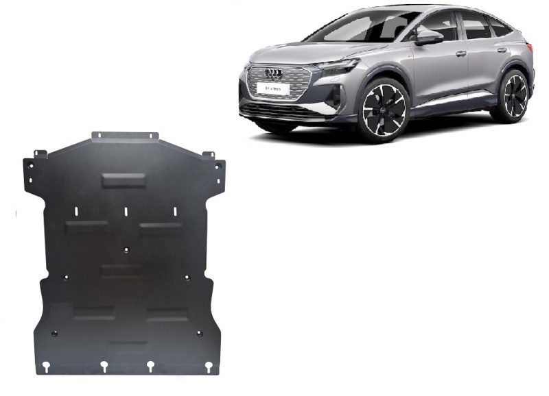 Plieninė variklio apsauga Audi Q4 e-tron (2022-2026)