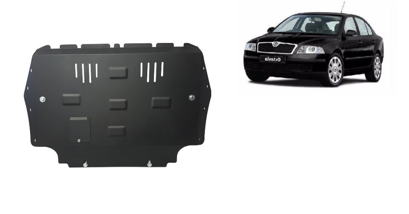 Plieninė variklio apsauga Skoda Octavia 2 (2004-2012)