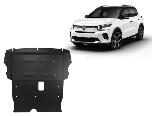 Plieninė variklio apsauga Citroen C3 (2025-2026)