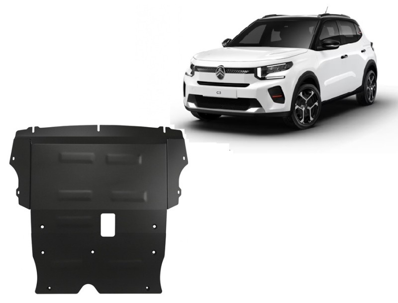 Plieninė variklio apsauga Citroen C3 (2025-2026)