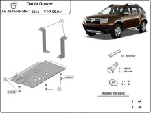 Plieninė diferencialo apsauga Dacia Duster 4x4 (2014-2017)