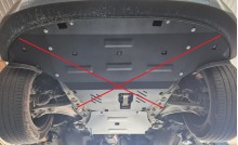 Plieninė katalizatoriaus apsauga Hyundai Sante Fe (2024-2026)