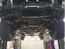 Plieninė pavarų dėžės apsauga Toyota Land Cruiser 150 (2009-2026)