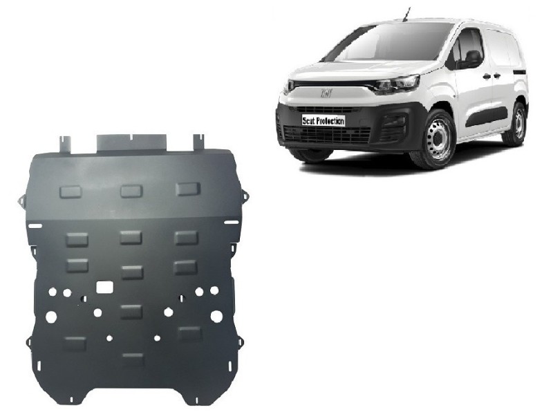 Plieninė variklio apsauga Fiat Doblo (2023-2026)