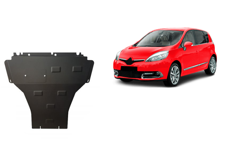 Plieninė variklio apsauga Renault Scenic 3 (2009-2015)
