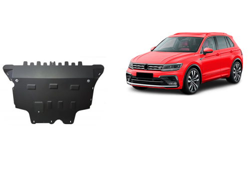 Plieninė variklio apsauga Vw Tiguan (2016-2024)