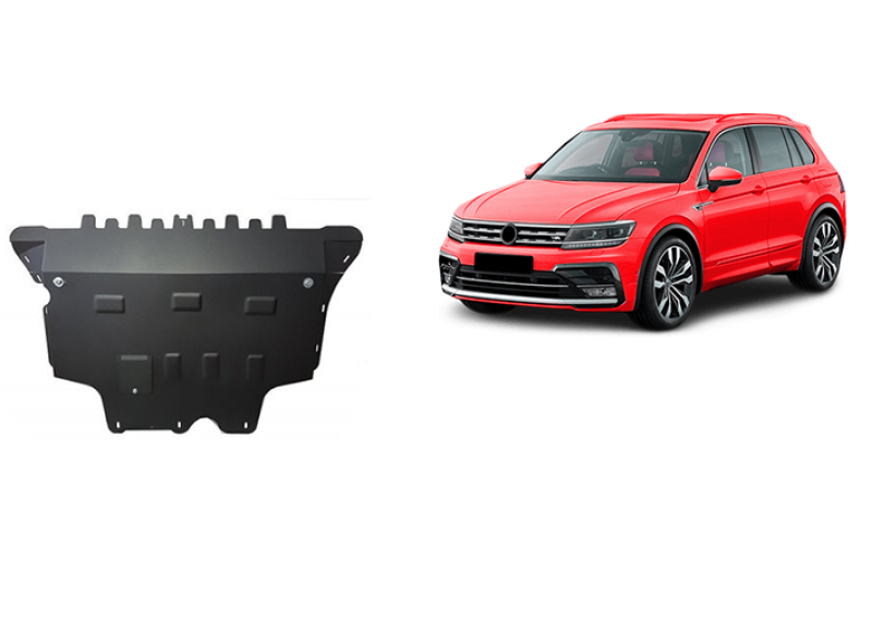 Plieninė variklio apsauga Vw Tiguan (2016-2024)