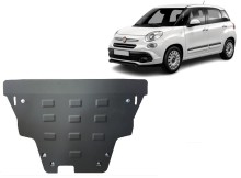 Plieninė variklio apsauga Fiat 500 L (2012-2022)