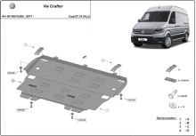Aliumininė variklio apsauga Vw Crafter (2017-2026)