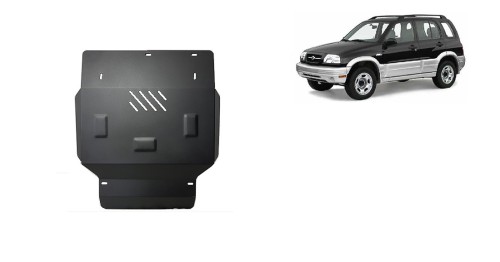 Plieninė variklio apsauga Suzuki Grand Vitara (1999-2005) Plieninė variklio apsauga Suzuki Grand Vitara (1999-2005)