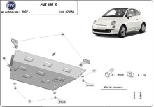 Plieninė variklio apsauga Fiat 500 S (2007-2026)