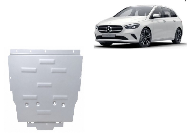 Stalowa Osłona pod silnik aluminium Mercedes B-Classe (2018-2026)